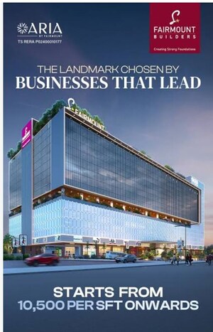  Office Space – Exterior View View at Fairmount Aria, Kokapet - for Sale