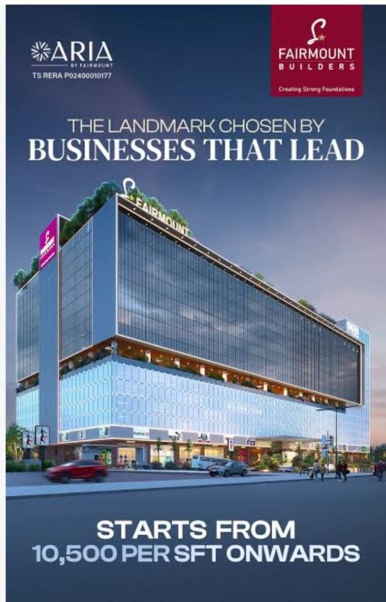 Exterior View, fairmount-aria Commercial Office Space 2135 Sq.Ft. In Kokapet Hyderabad 10713667
