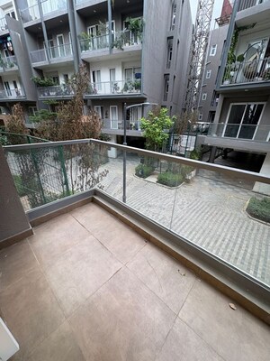 Balcony in 3 BHK Apartment at Smart World Orchard, Sector 61 – for Rent