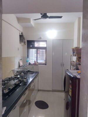 Kitchen in 1 BHK Apartment at Vijay Garden, Ghodbunder Road – for Rent
