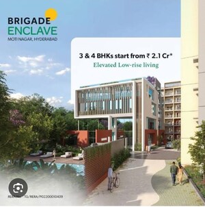 3 BHK Apartment – Exterior View View at Brigade Enclave, Moti Nagar - for Sale