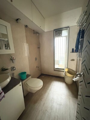 Bathroom in 2 BHK Apartment at Adinath Sanvi Heights, Goregaon West – for Rent