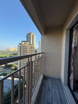 Balcony in 1 BHK Apartment at Anant Metropolis Insignia Towers, Kasarvadavali – for Rent