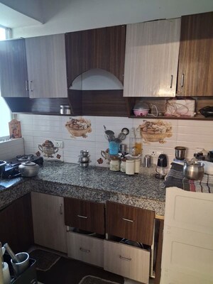 Kitchen in 2 BHK Apartment at Proview Officer City, Raj Nagar Extension – for Rent