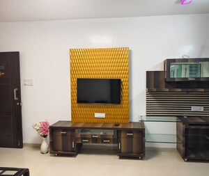 Living Room in 2 BHK Apartment at La Gloriosa Apartment, Kalyani Nagar – for Rent