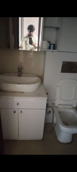 Bathroom in 2 BHK Apartment at Windsor Paradise 2, Raj Nagar Extension – for Rent