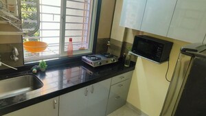 Kitchen in 1 RK Apartment at Shelton Apartment, Santacruz East – for Rent