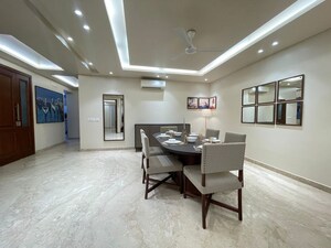 Dining area in 4 BHK Builder Floor at Defence Colony – for Rent