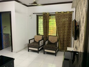 Living Room in 2 BHK Apartment at Subham Residency Kopar Khairane, Kopar Khairane Sector 1a – for Rent
