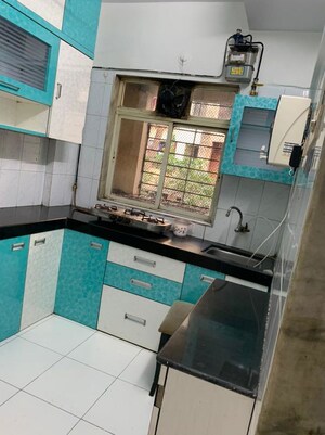 Kitchen in 2 BHK Apartment at Subham Residency Kopar Khairane, Kopar Khairane Sector 1a – for Rent
