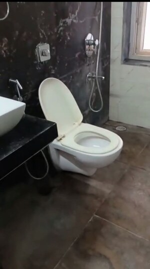 Bathroom in 2 BHK Apartment at Dattani Shelter, Goregaon West – for Rent