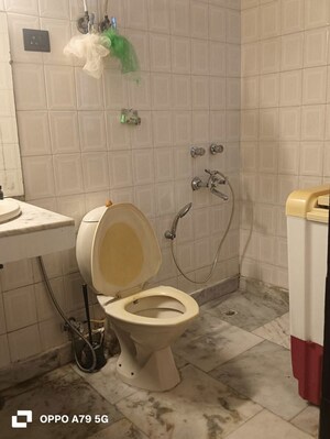 Bathroom in 2 BHK Builder Floor at Greater Kailash I – for Rent