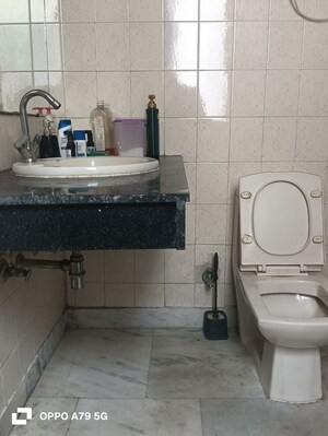 Bathroom in 2 BHK Builder Floor at Greater Kailash I – for Rent