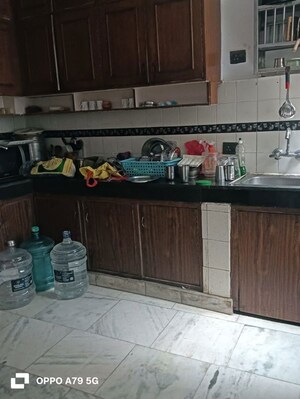 Kitchen in 2 BHK Builder Floor at Greater Kailash I – for Rent