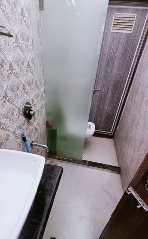 Bathroom in 2 BHK Apartment at B & M Atlantis, Ghansoli – for Rent