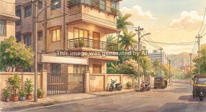  Apartment – Exterior View View at Panch Pakhadi - for Sale