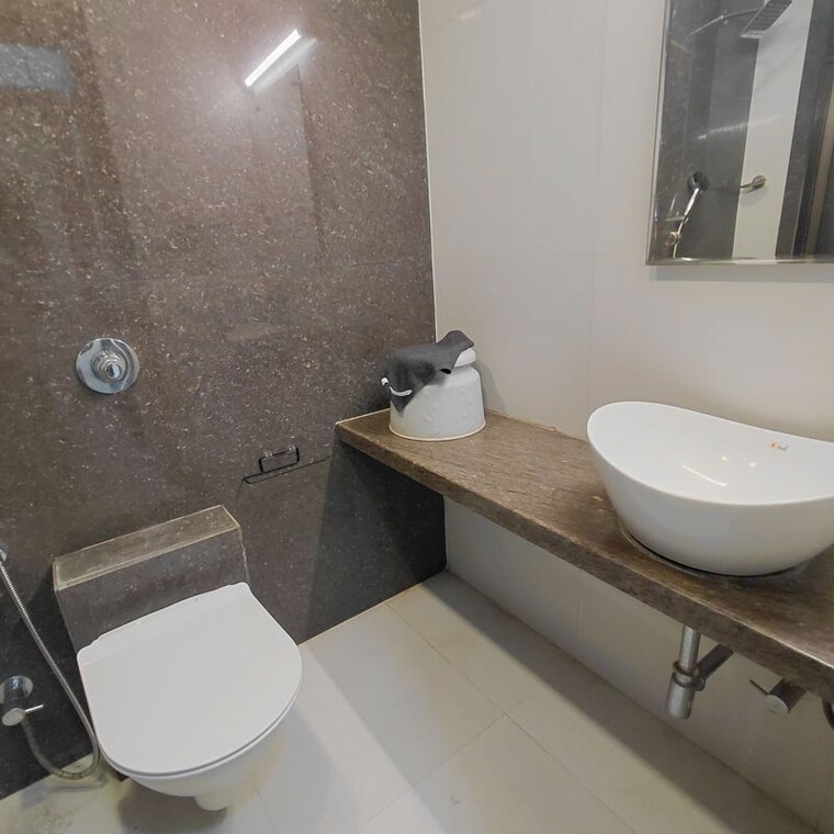 Attached Bathroom, lalani-grandeur 2 Bedroom 651 Sq.Ft. Apartment In Goregaon East Mumbai 10714252