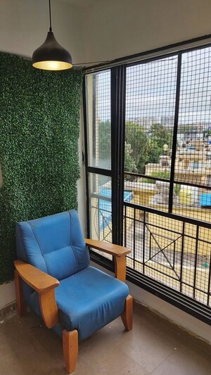 Living Room in 2 BHK Builder Floor at Raviraj Ozone Apartments, Wagholi – for Rent