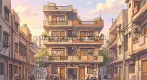  Apartment – Exterior View View at Uttam Nagar - for Sale