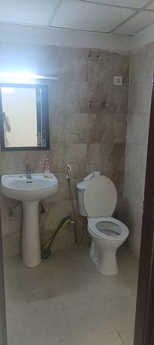 Bathroom in 2 BHK Apartment at Aaradhyam Golf Homes, Tech Zone 4 Greater Noida – for Rent