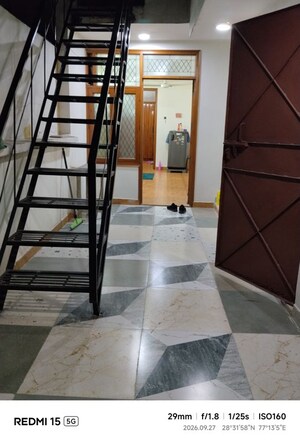 Staircase in 1 BHK Apartment at Khirki Extension – for Rent