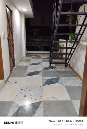 Bathroom in 1 BHK Apartment at Khirki Extension – for Rent