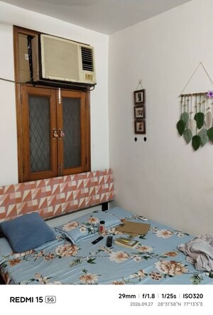 Living Room in 1 BHK Apartment at Khirki Extension – for Rent
