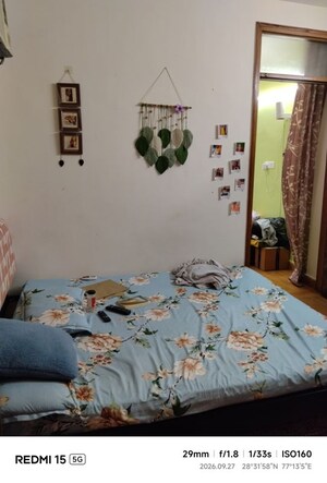 Bedroom in 1 BHK Apartment at Khirki Extension – for Rent
