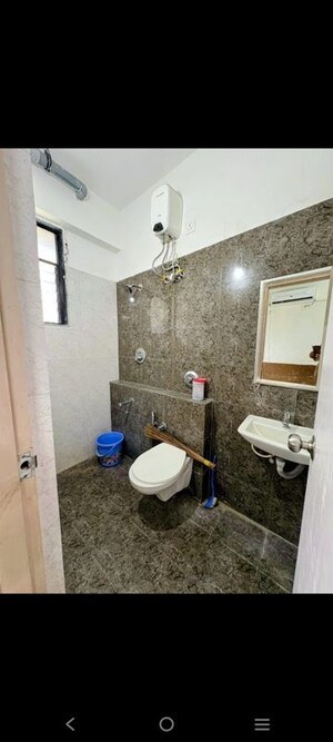 Bathroom in 3 BHK Apartment at Kavisha Urbania, South Bopal – for Rent