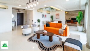Living Room in 6 BHK Apartment at Oberoi Springs, Andheri West – for Sale