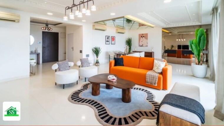 Living Room, oberoi-springs 6 Bedroom 1650 Sq.Ft. Apartment In Andheri West Mumbai 10714381