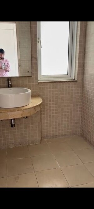 Bathroom in 3 BHK Apartment at Jaypee Pavilion Heights III, Sector 128 – for Rent