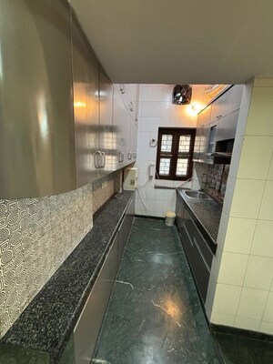 Kitchen in 3 BHK Apartment at Vasant Apartment Mayur Vihar, Mayur Vihar 1 – for Rent