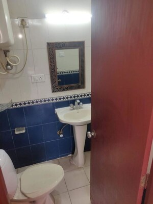 Bathroom in 3 BHK Apartment at Richmond Town – for Rent