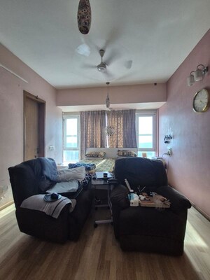 Living Room in 2.5 BHK Apartment at The Wadhwa Palm Beach Residency, Nerul Sector 4 – for Sale