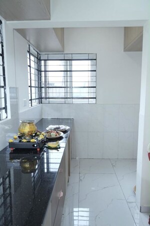 Kitchen in 3 BHK Apartment at Sultan Court, Rt Nagar – for Rent