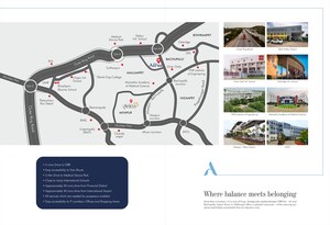 2 BHK Apartment – Map Location View at Mallampet - for Sale
