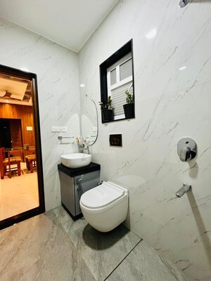 Bathroom in 2 BHK Apartment at Aarna Apartment, Senapati Bapat Road – for Rent