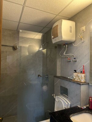Bathroom in 2 BHK Apartment at Rishita Manhattan, Gomti Nagar – for Rent