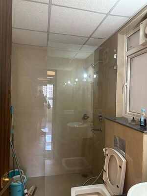 Bathroom in 2 BHK Apartment at Rishita Manhattan, Gomti Nagar – for Rent