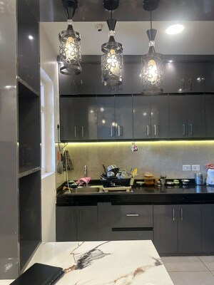 Kitchen in 2 BHK Apartment at Rishita Manhattan, Gomti Nagar – for Rent