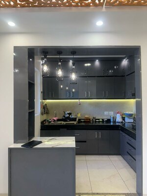 Kitchen in 2 BHK Apartment at Rishita Manhattan, Gomti Nagar – for Rent
