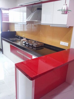 Kitchen in 1 BHK Apartment at Rohan Garden, Kothrud – for Rent