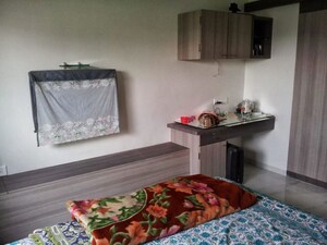 Bedroom in 1 BHK Apartment at Rohan Garden, Kothrud – for Rent