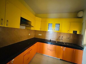 Kitchen in 2.5 BHK Apartment at UPAEVP Mandakini Enclave, Raebareli Road – for Rent