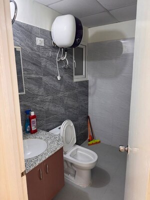 Bathroom in 2 BHK Apartment at Pardos Okas Residency, Sushant Golf City – for Rent