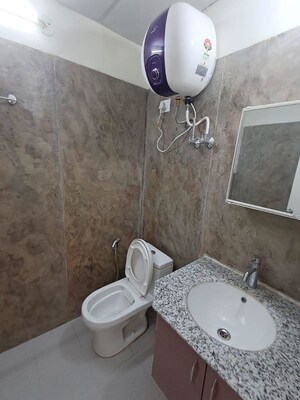 Bathroom in 2 BHK Apartment at Pardos Okas Residency, Sushant Golf City – for Rent