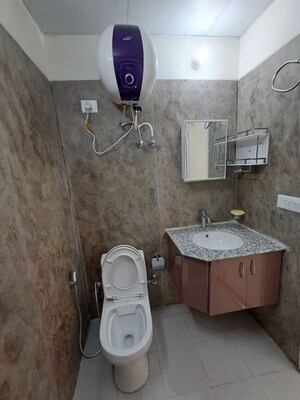 Bathroom in 2 BHK Apartment at Pardos Okas Residency, Sushant Golf City – for Rent