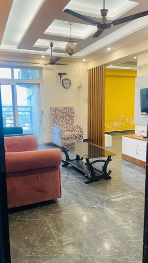 Living Room in 3 BHK Apartment at Omaxe The Palace, Gomti Nagar – for Rent