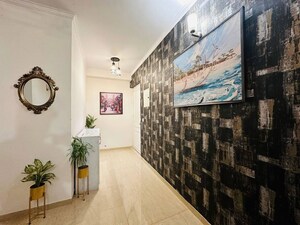 Balcony in 3 BHK Apartment at Omaxe The Palace, Gomti Nagar – for Rent